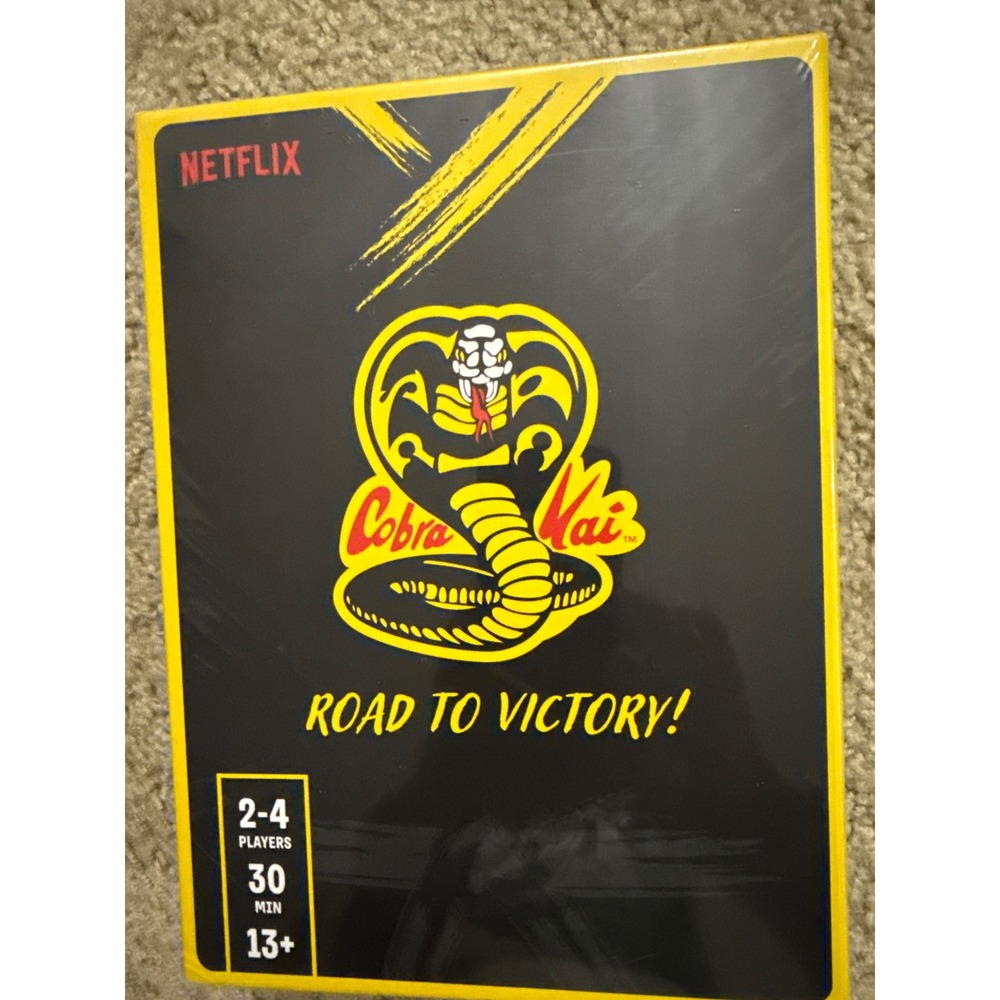 Cobra Kai Road to Victory Board Game Netflix Mixlore Asmodee New Sealed